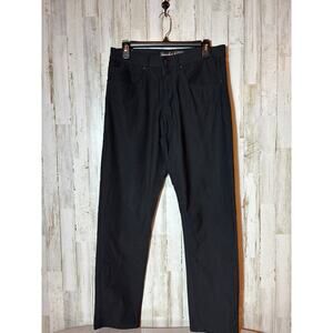 Mens‎ Hudson & Barrow Pants 30x30 Black NWOT